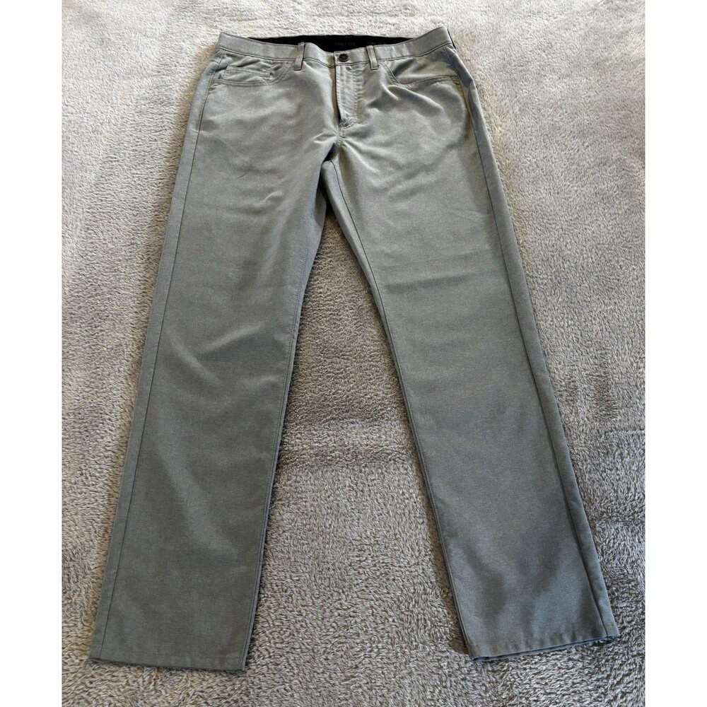 Bonobos Golf Pants Mens 34x32 Grey Athletic Fit Performance Stretch Lightweight